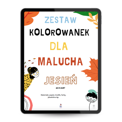Zestaw kolorowanek dla malucha "Jesień" do druku